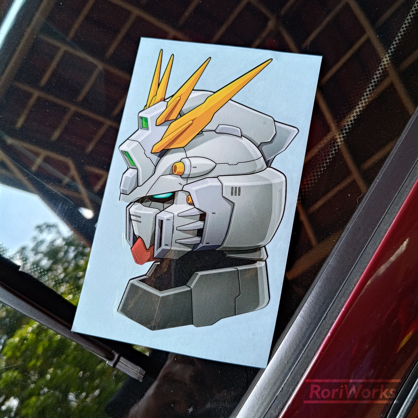 Stiker God Gundam Head