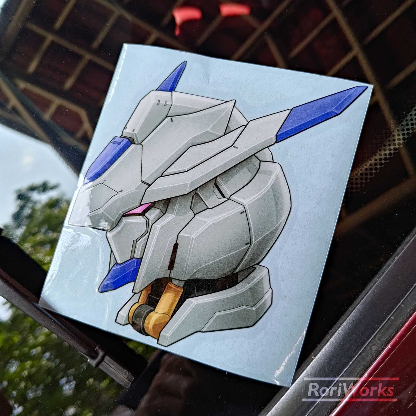 Stiker Gundam Bael Head