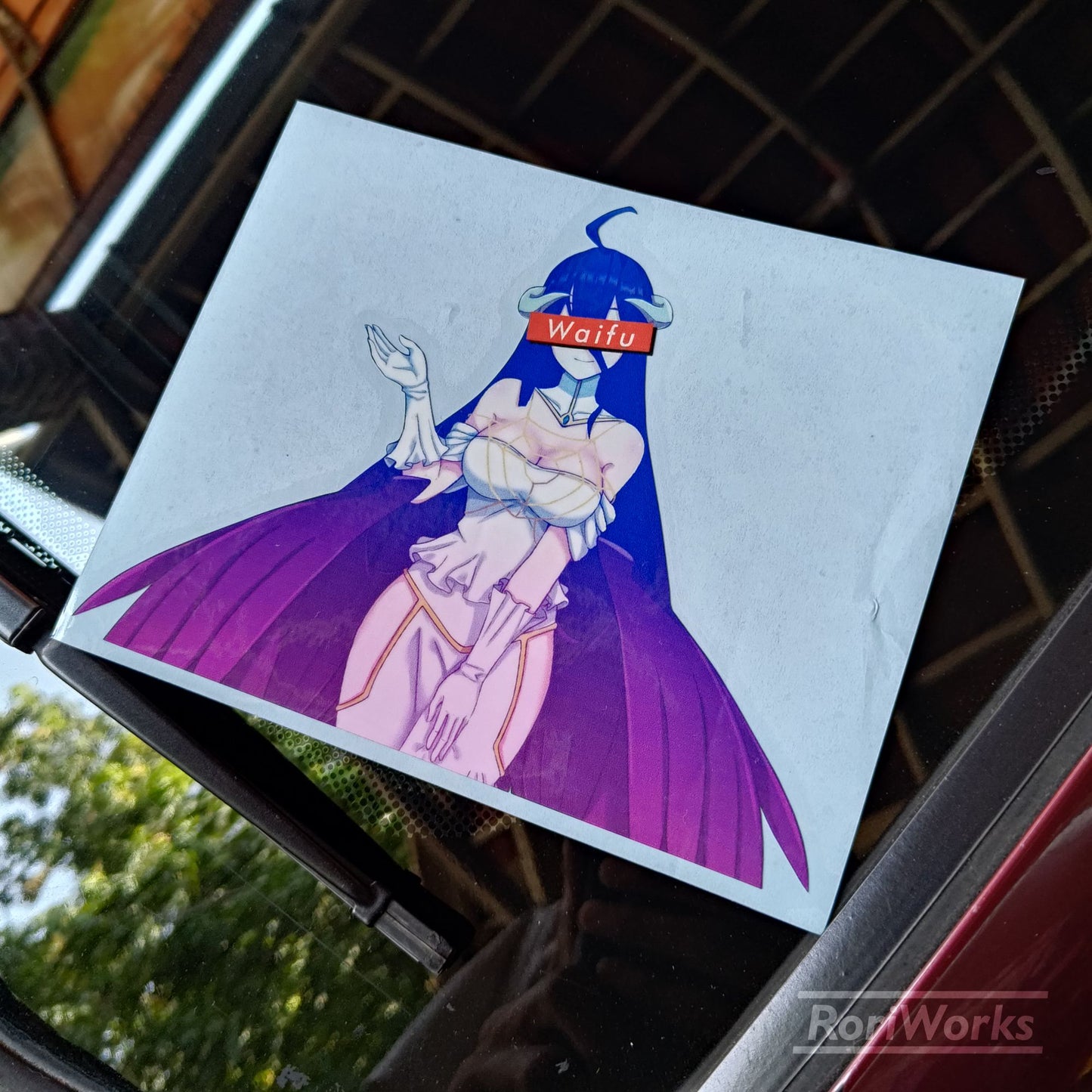 Stiker - Albedo (Aesthetic Waifu)