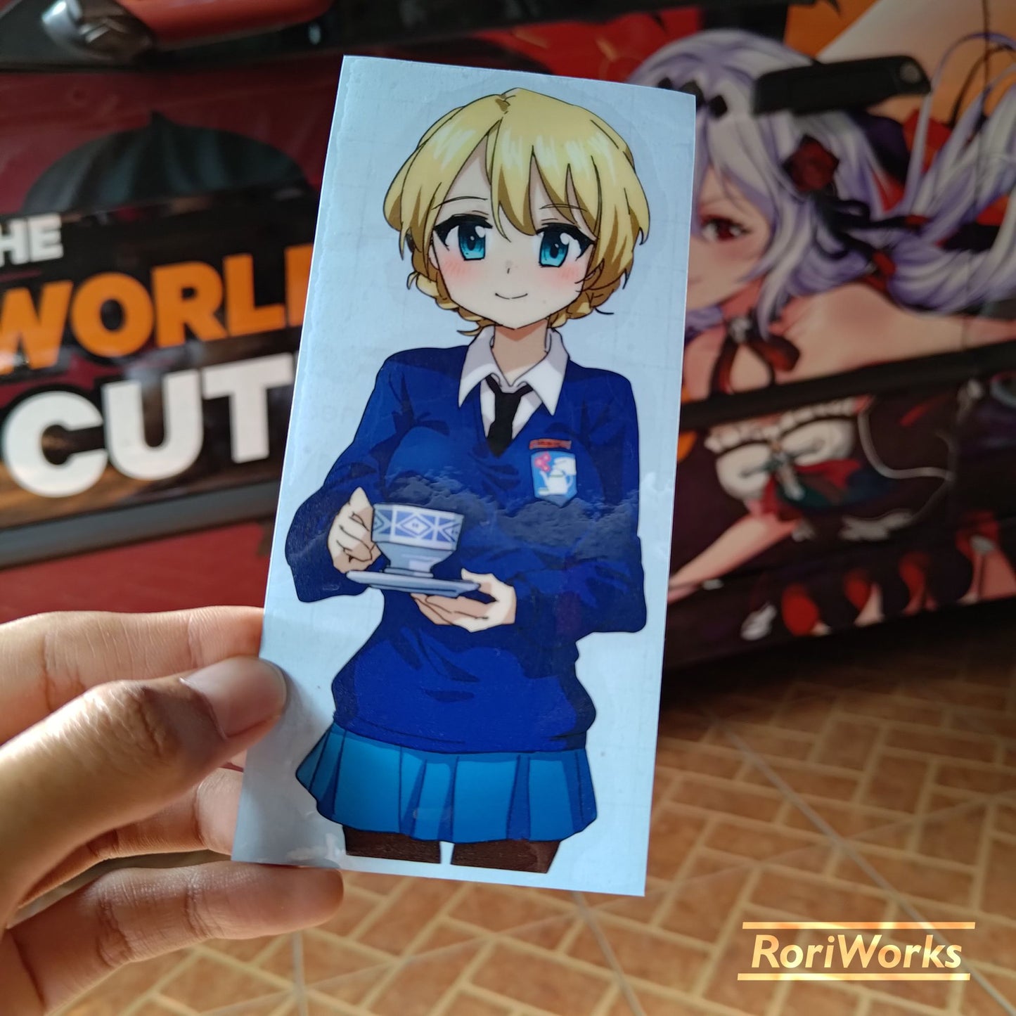 Stiker Darjeeling | Girls und Panzer