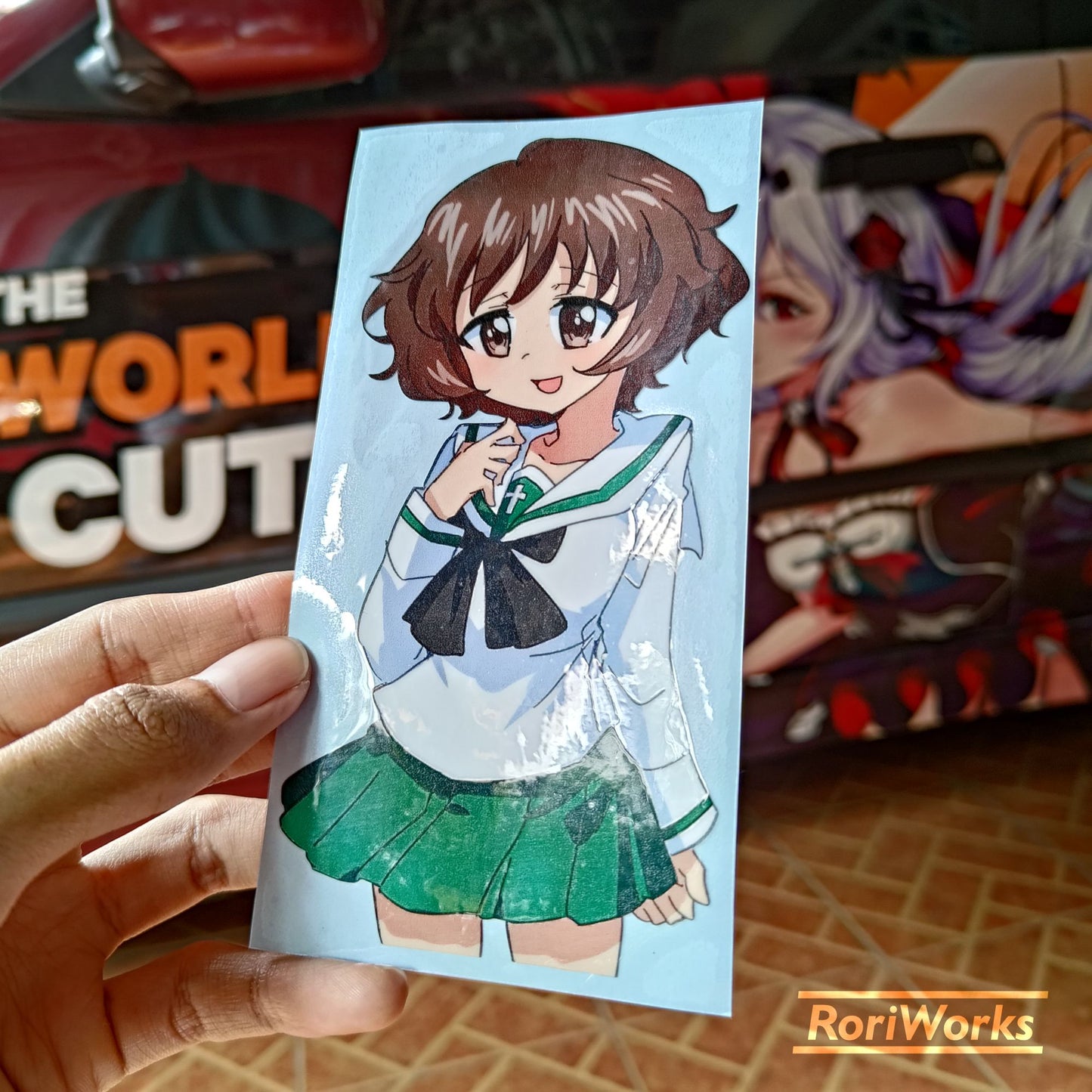 Stiker Yukari Akiyama | Girls und Panzer