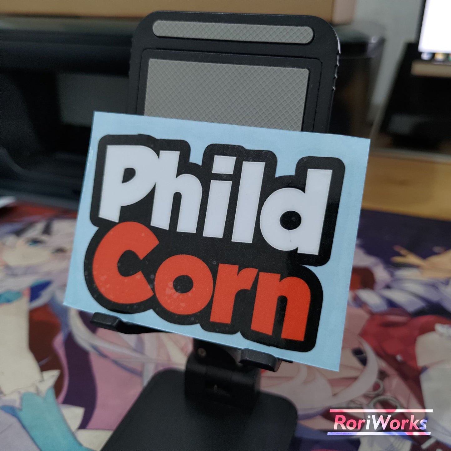 Stiker Lucu - Phild Corn