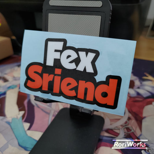 Stiker Lucu - Fex Sriend