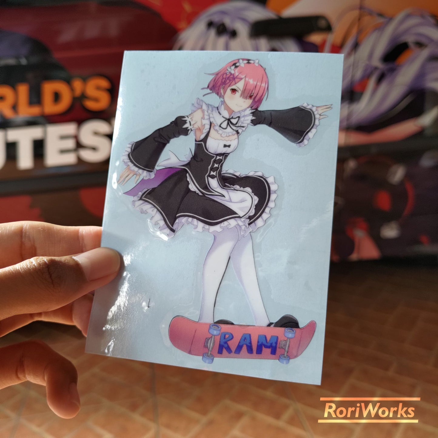 Stiker - Ram (Maid on Skate)