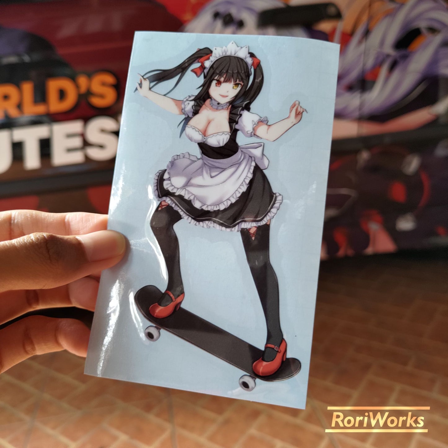 Stiker - Kurumi Tokisaki (Maid on Skate)