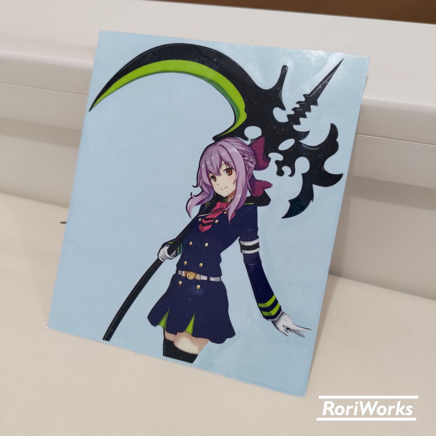 Stiker Shinoa Hiiragi | Owari no Seraph