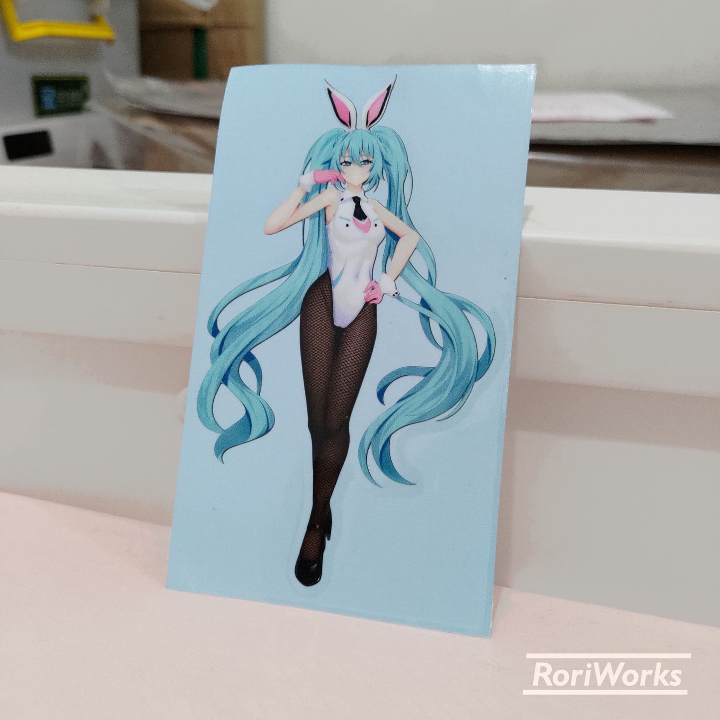 Stiker Miku Hatsune (Bunny)