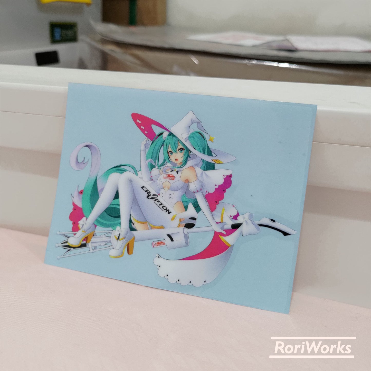 Stiker Miku Hatsune (Racing Miku 2024)