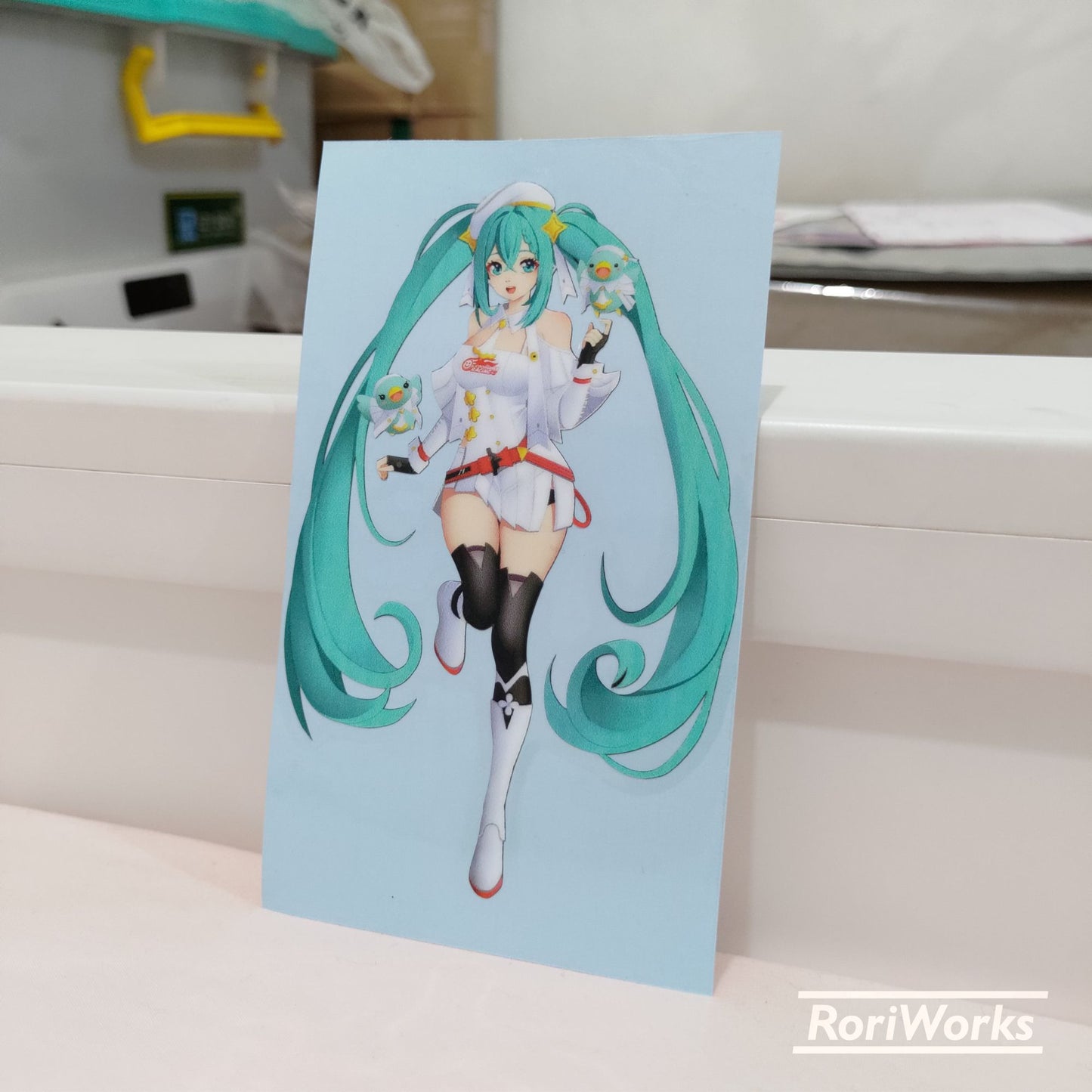 Stiker Miku Hatsune (Racing Miku 2023)