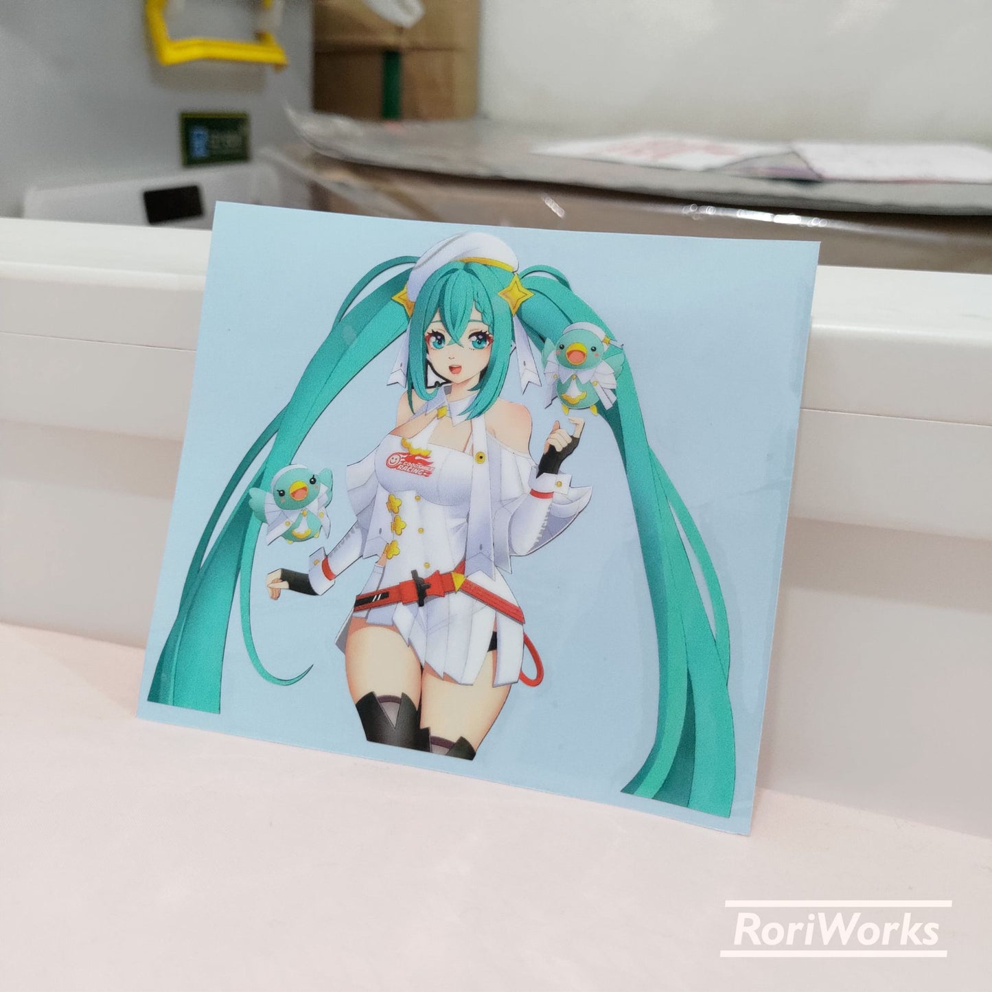 Stiker Miku Hatsune (Racing Miku 2023)