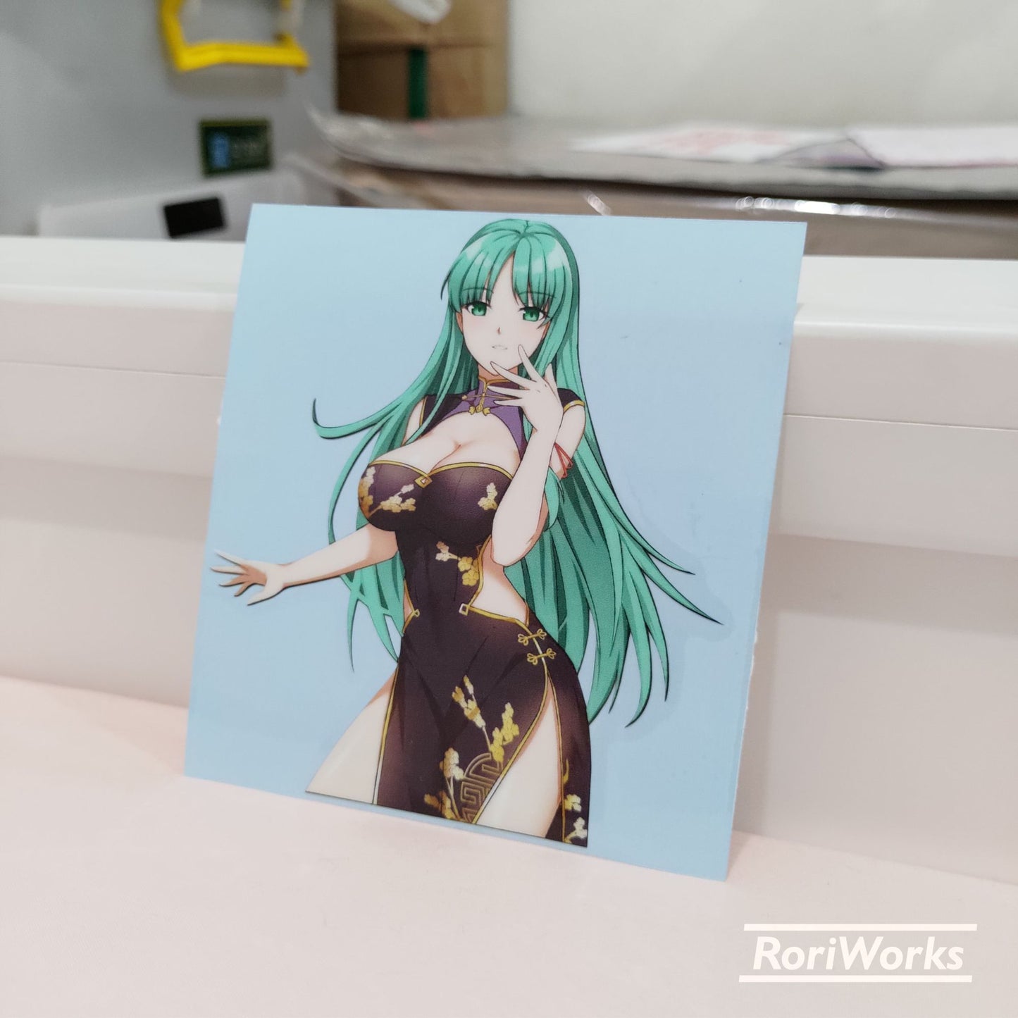 Stiker - Morrigan Aensland (Cheongsam)