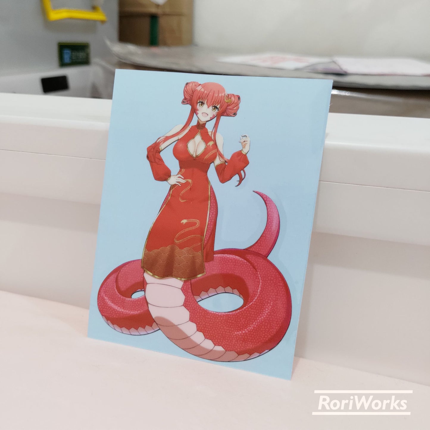 Stiker Miia (Cheongsam) | Monster Musume