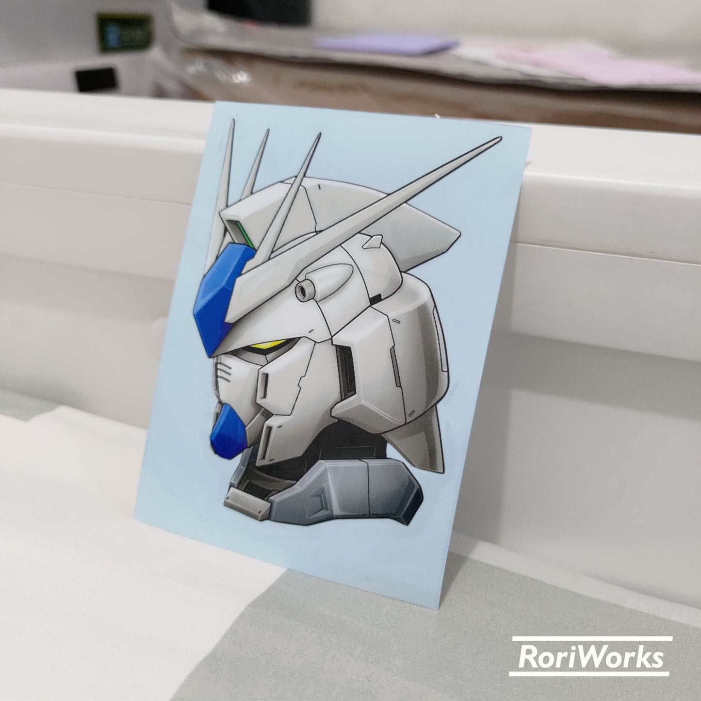Stiker Hi-ν Gundam Head