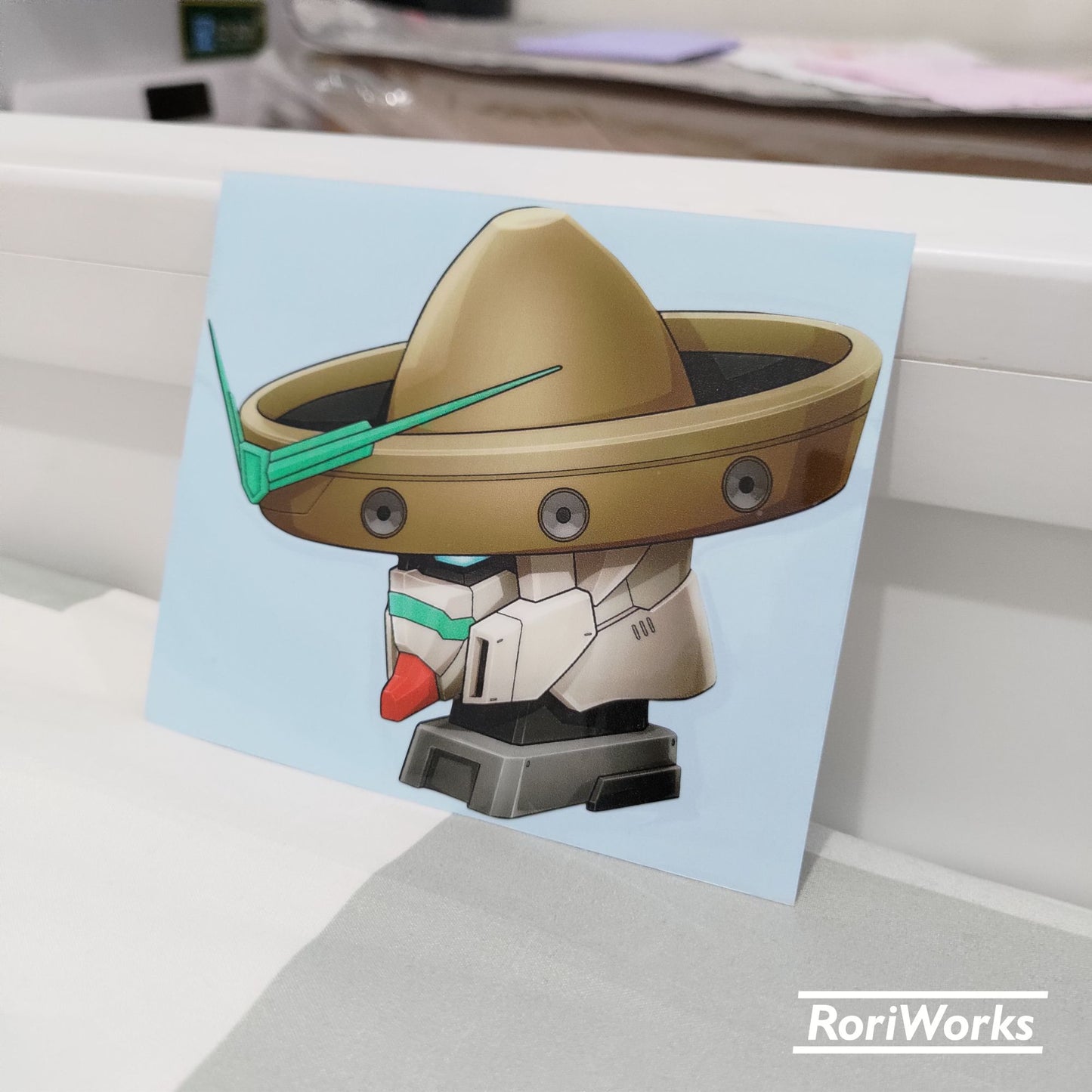 Stiker Tequila Gundam Head