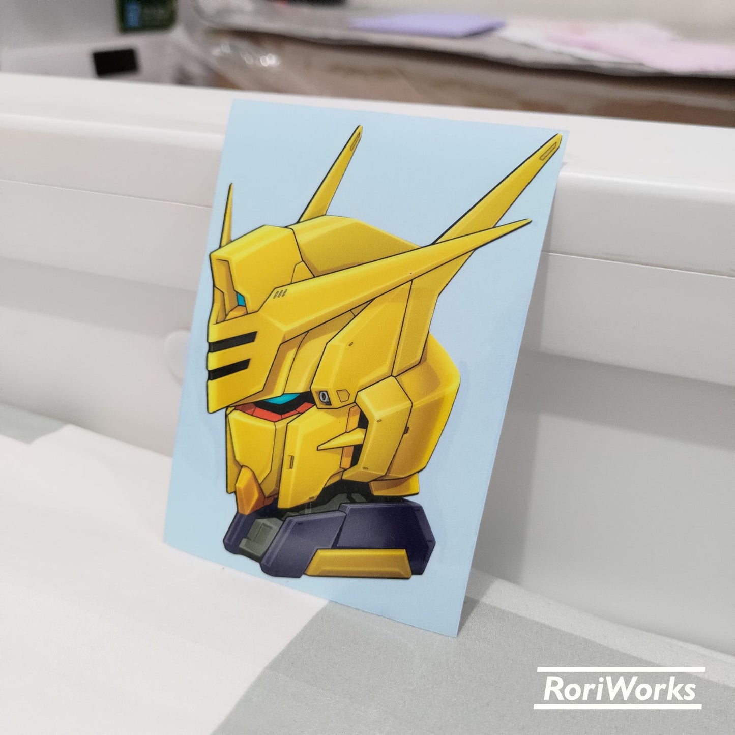 Stiker Akatsuki Gundam Head