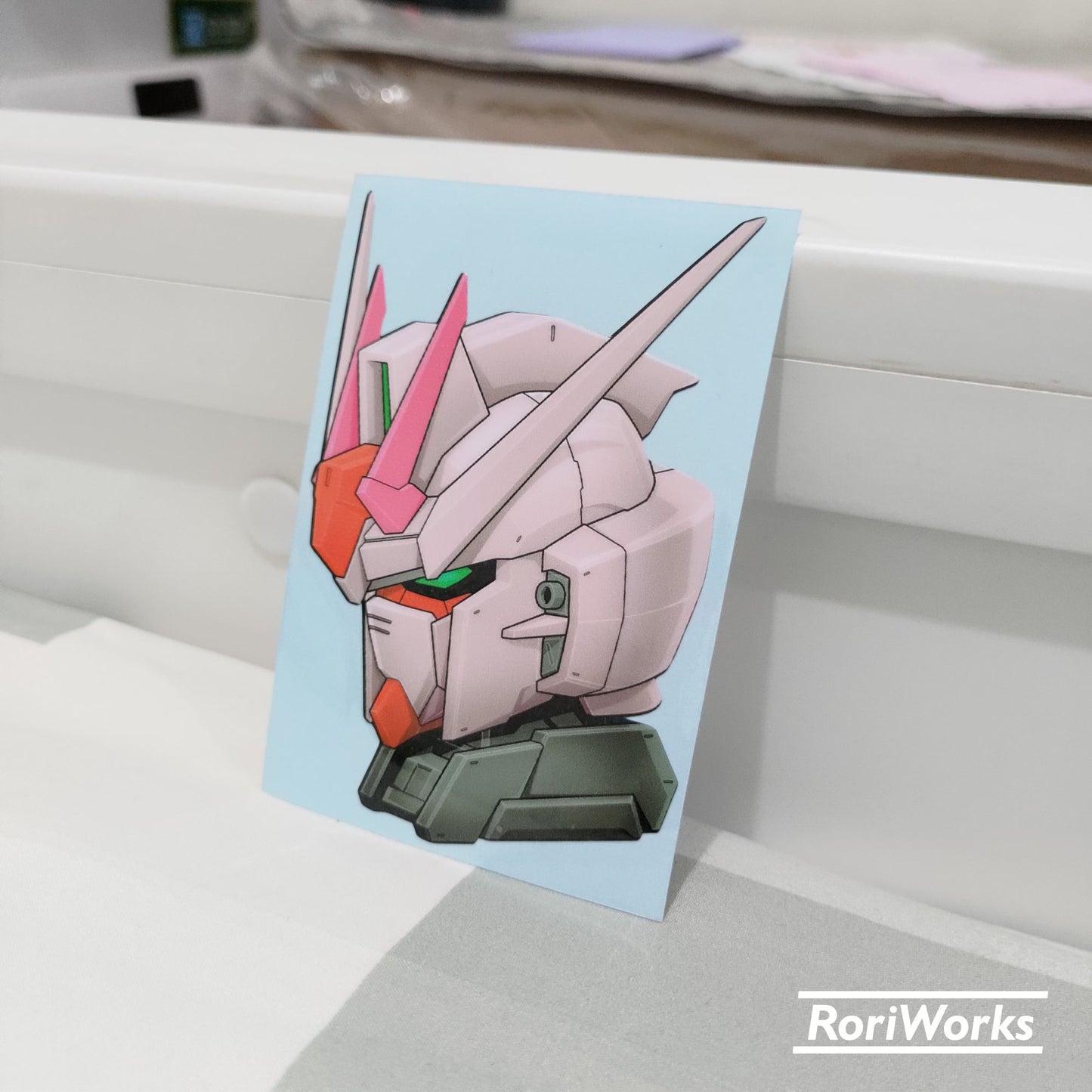 Stiker Strike Rouge Head