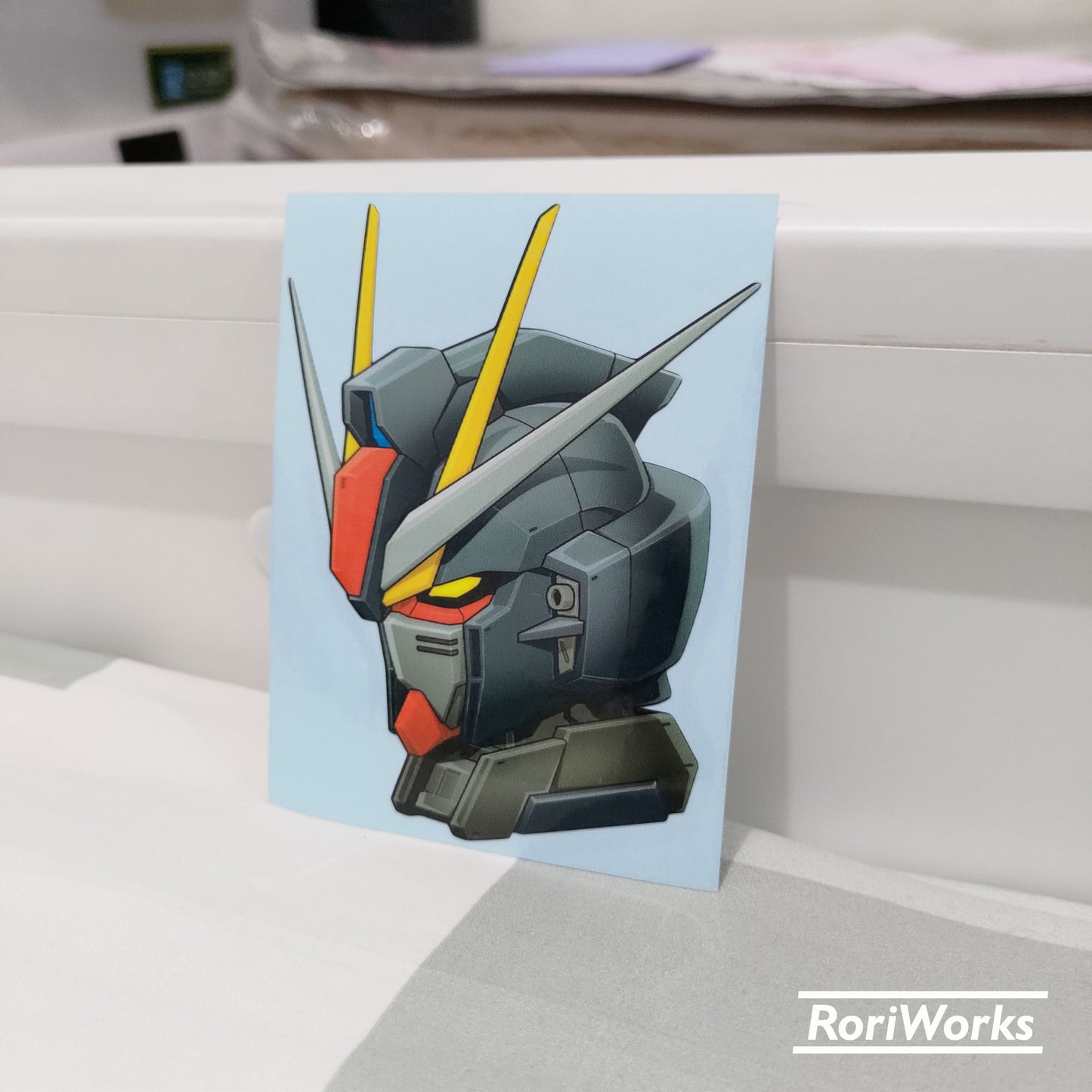 Stiker Strike Noir Gundam Head