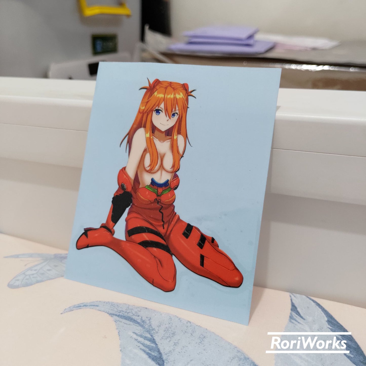 Stiker - Asuka Langley (Half Suit)