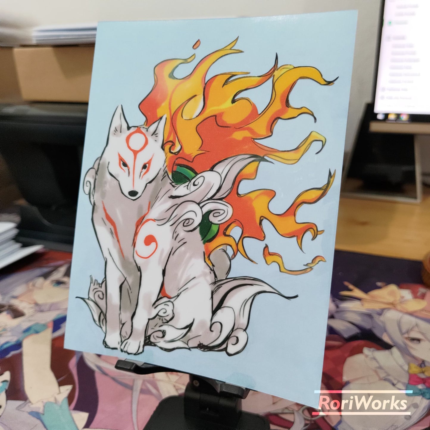 Stiker Amaterasu | Okami