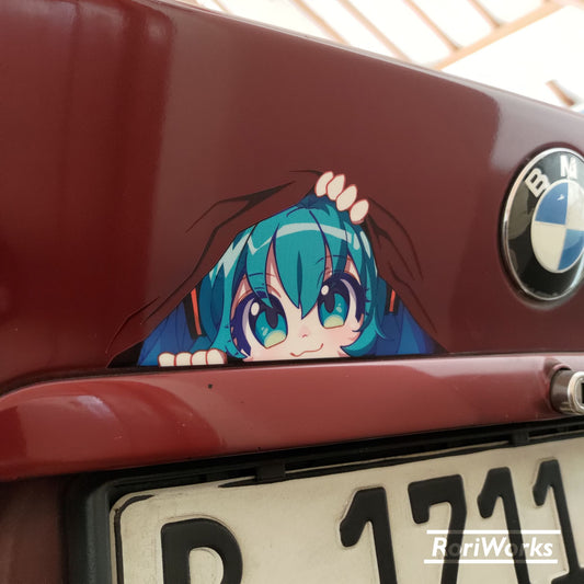 Stiker Intip - Miku Hatsune