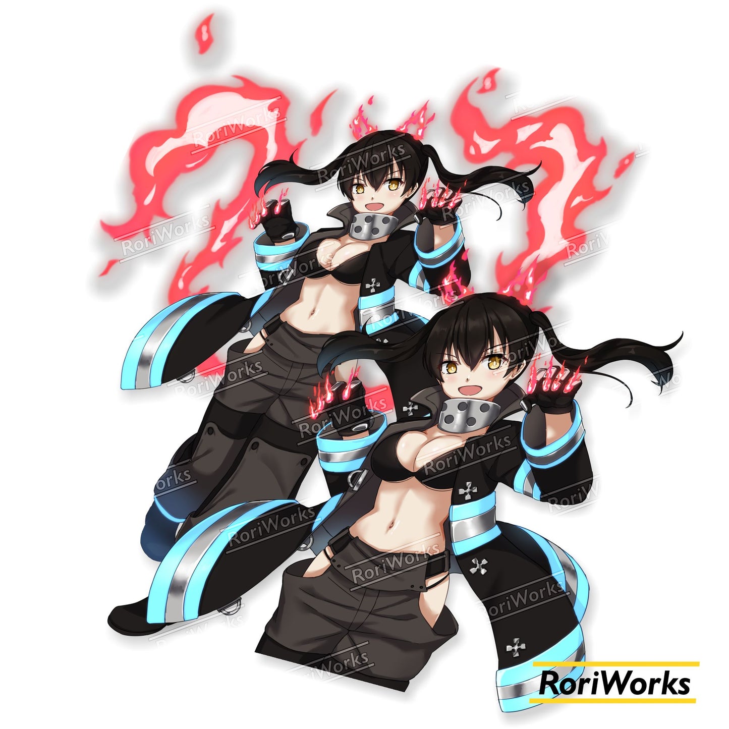 Stiker Tamaki Kotatsu | Fire Force