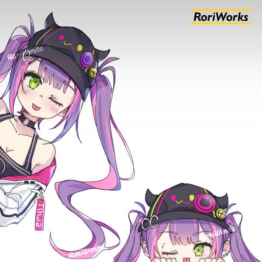 Stiker Intip - Towa Tokoyami