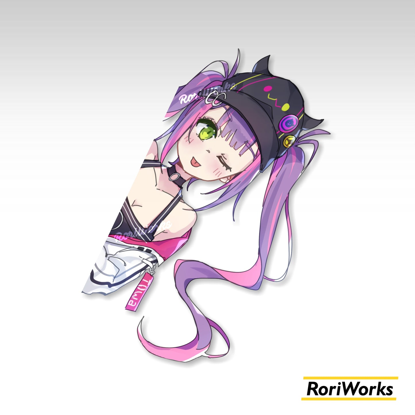 Stiker Intip Towa Tokoyami | Hololive