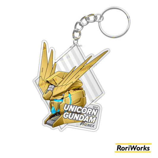 Keychain - Unicorn Gundam Phenex Head