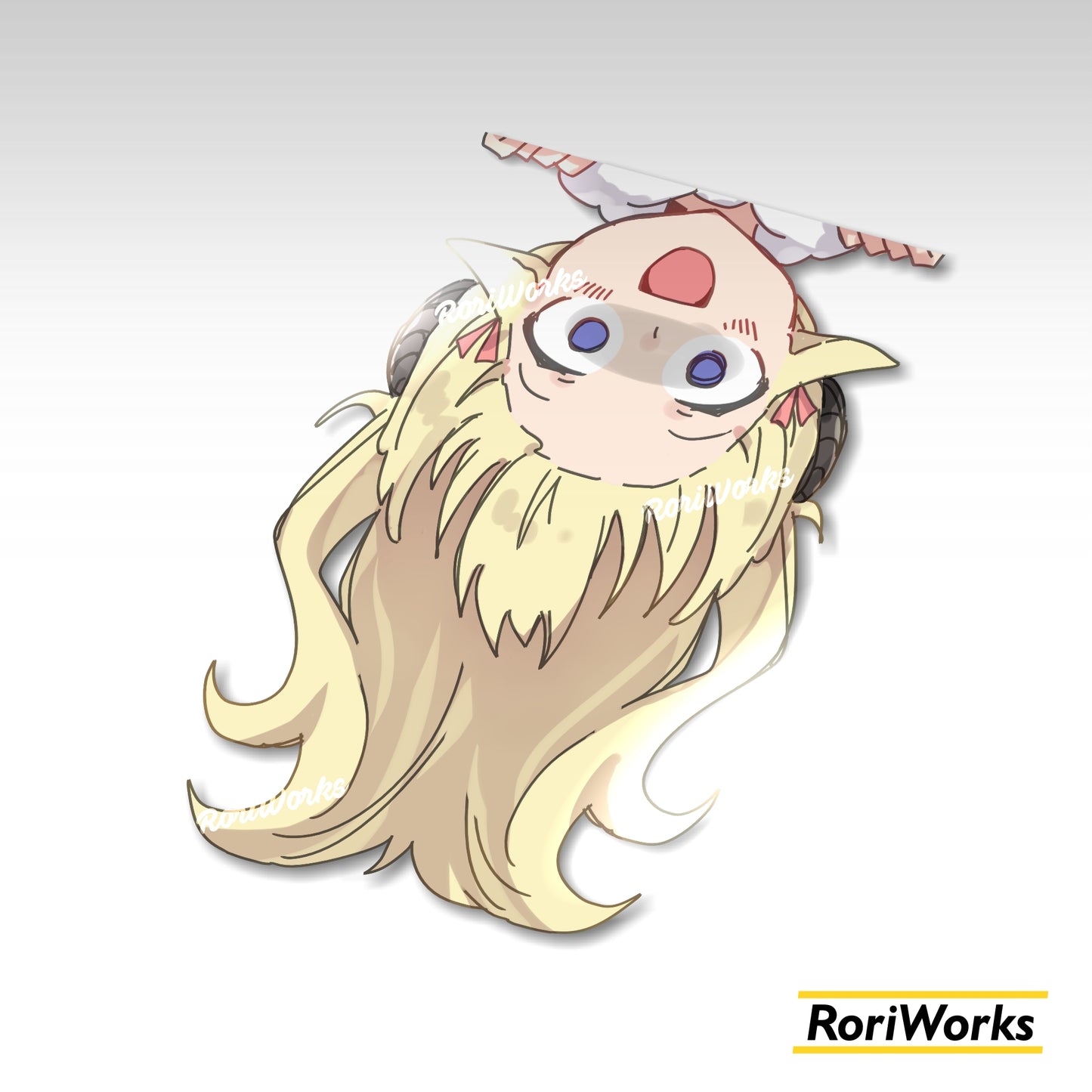 Stiker Intip Watame Tsunomaki | Hololive