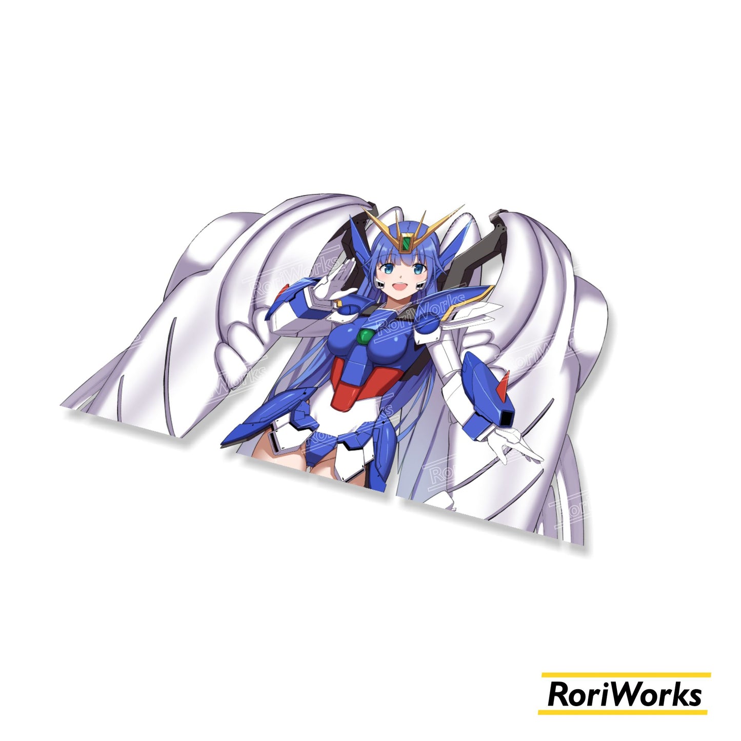 Stiker Wing Gundam Zero EW Girl