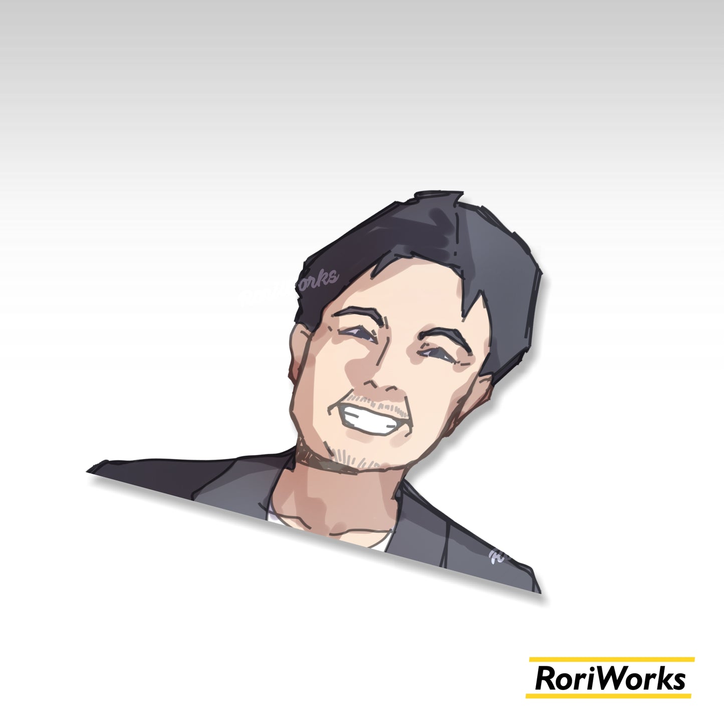 Stiker Intip Yagoo | Hololive