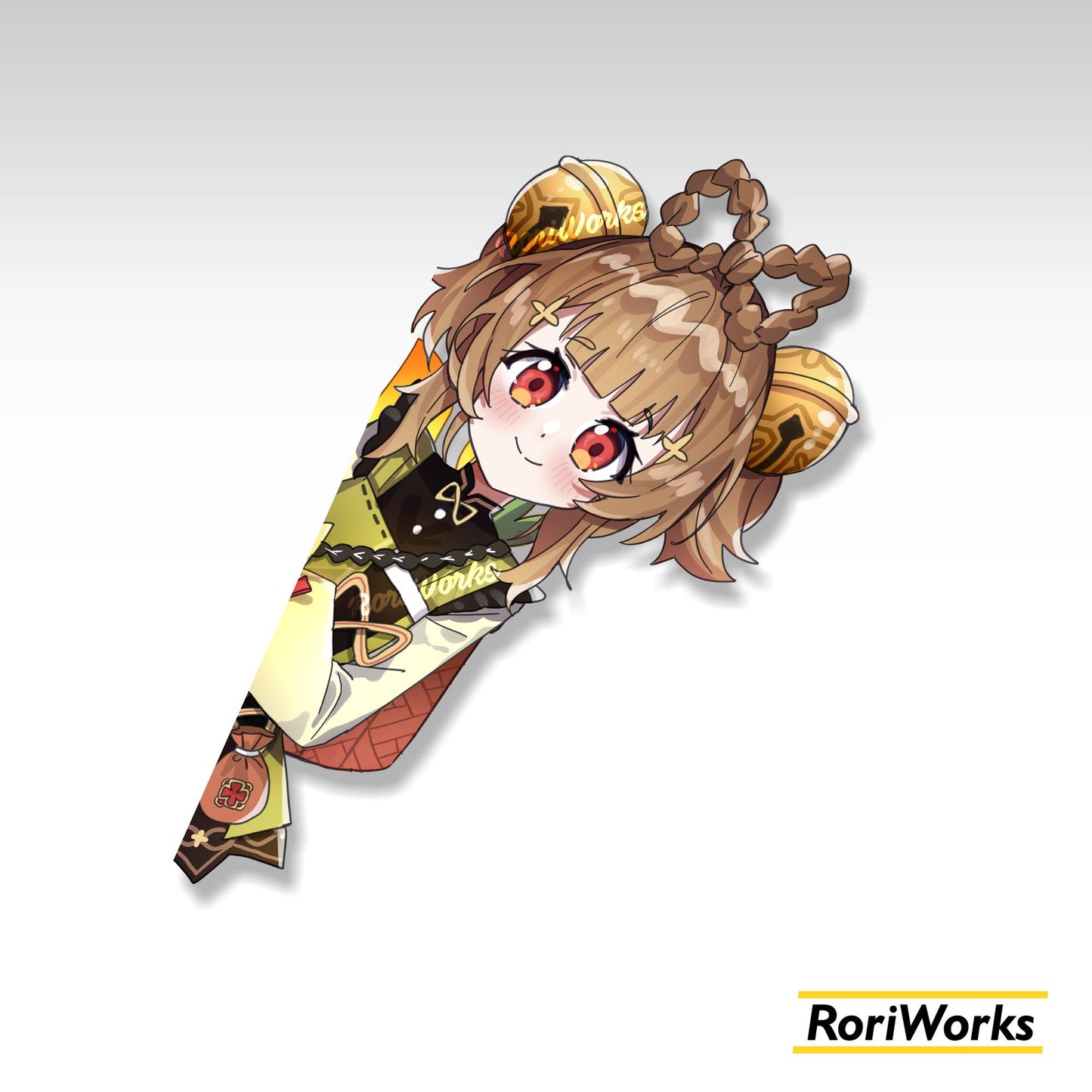 Stiker Intip Yaoyao | Genshin Impact