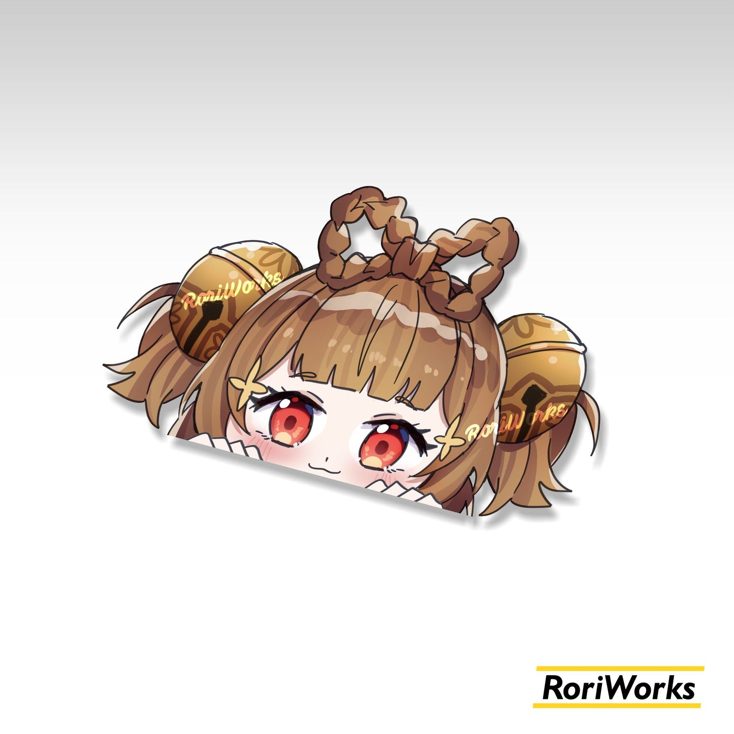 Stiker Intip Yaoyao | Genshin Impact