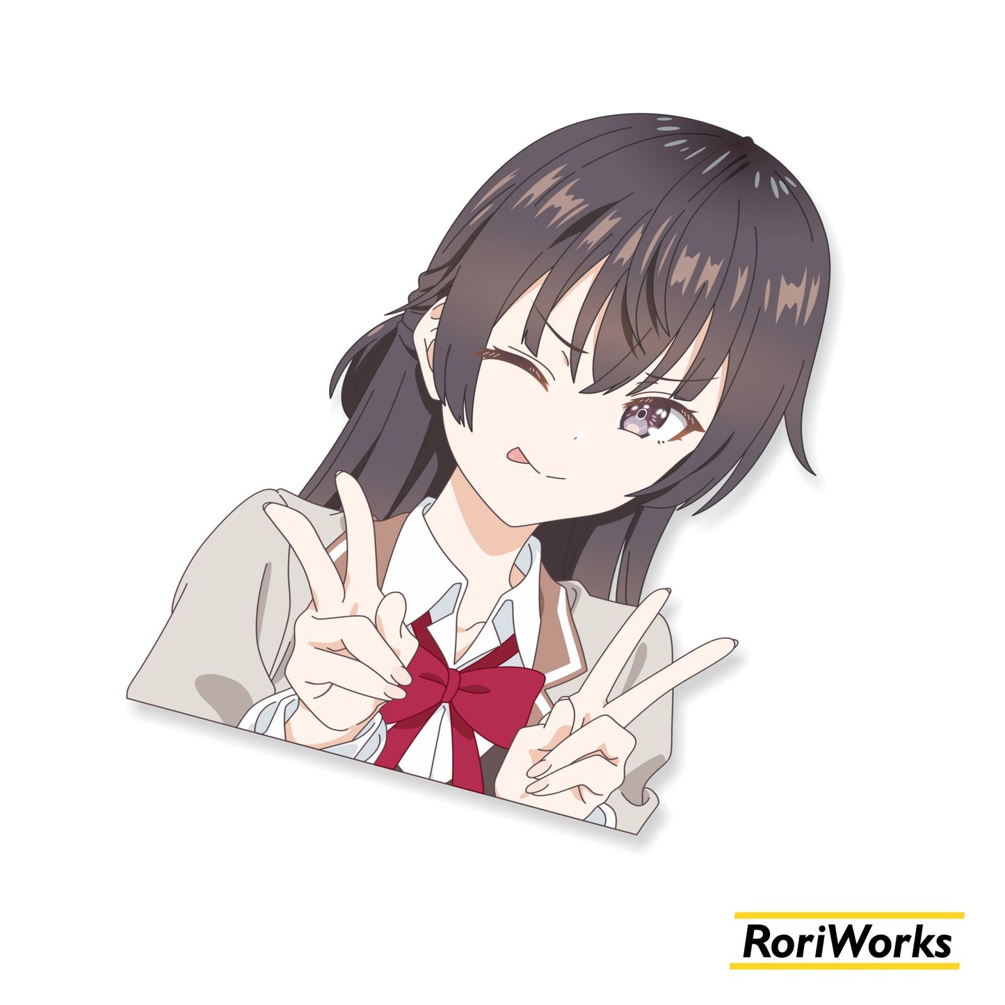 Stiker Yuki Peace | Roshidere