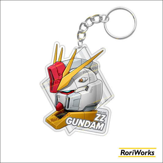 Keychain - ZZ Gundam Head