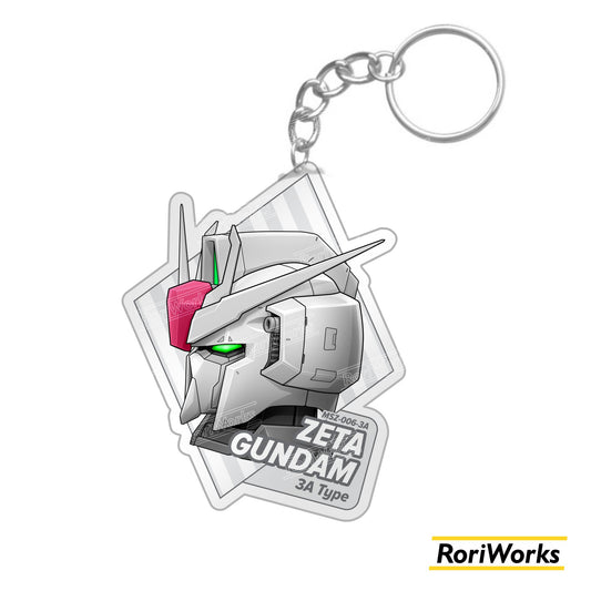 Keychain - Zeta Gundam 3A Head