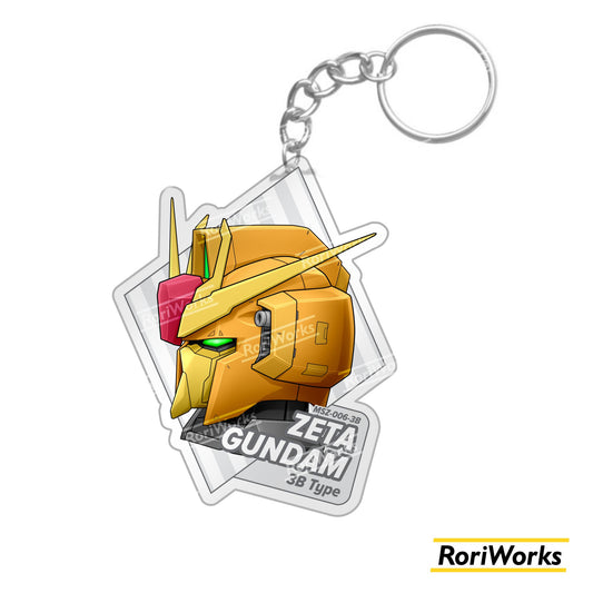 Keychain - Zeta Gundam 3B Head