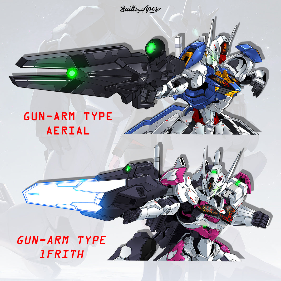 Stiker - Gundam Aerial and Lfrith