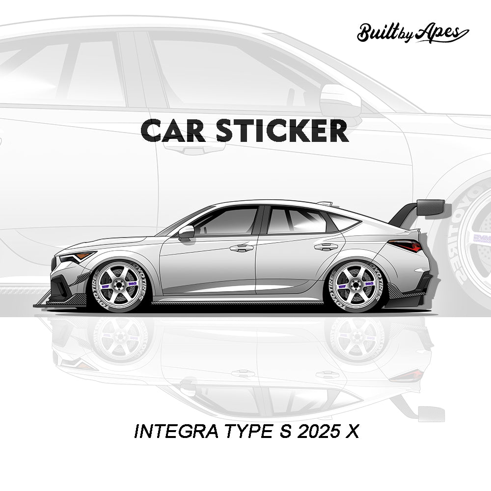Stiker - Acura Integra Type S 2025 X