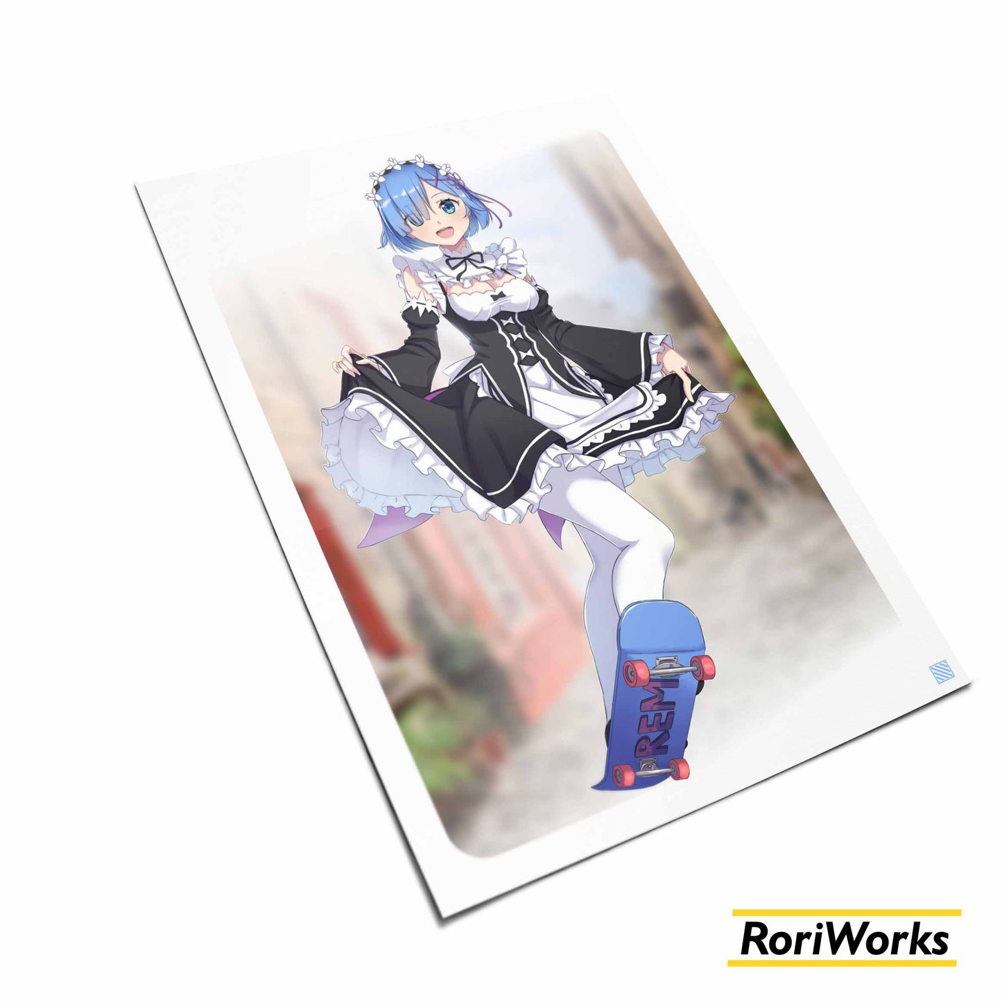 Poster - Rem (Maid on Skate)