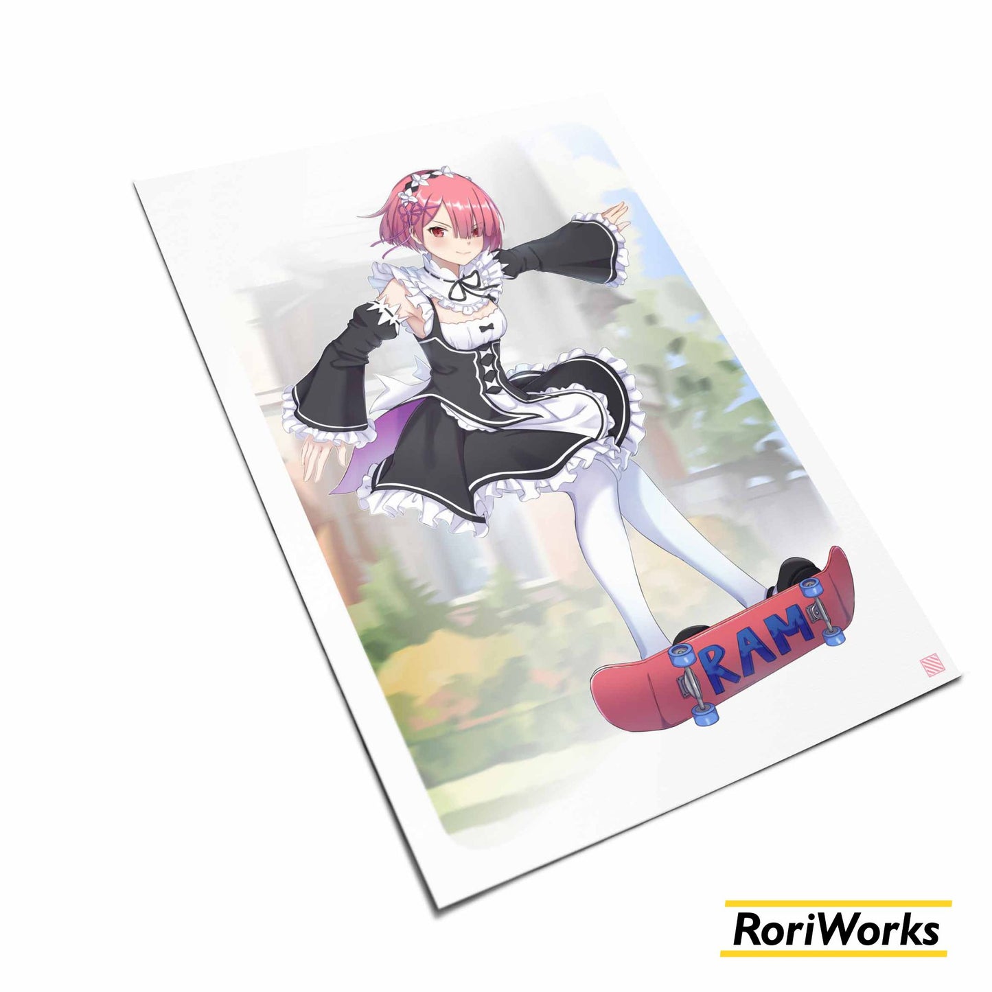 Poster - Ram (Maid on Skate)