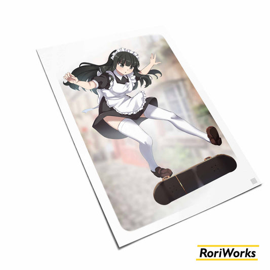 Poster - Mio Akiyama (Maid on Skate)