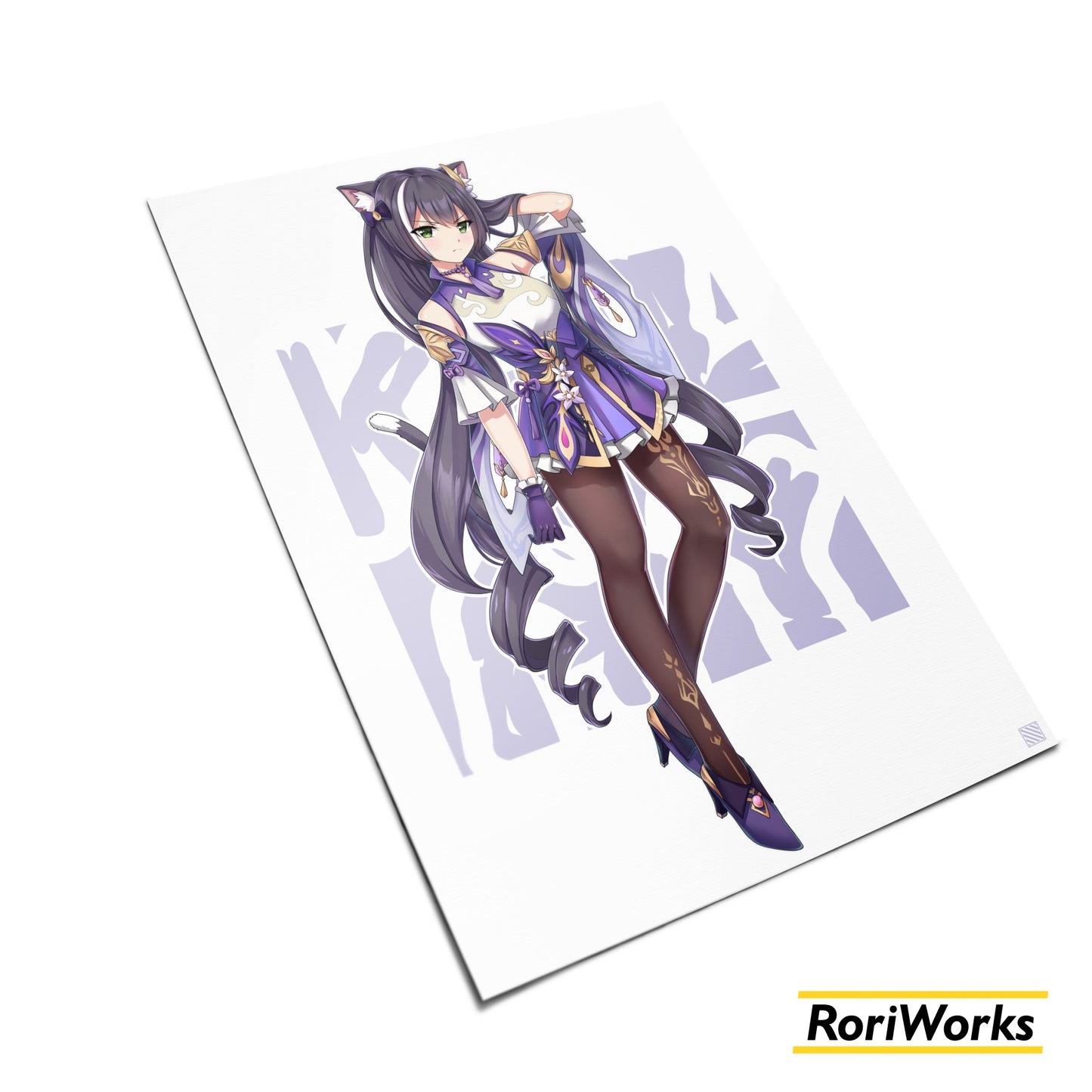 Poster - Karyl x Keqing (White)