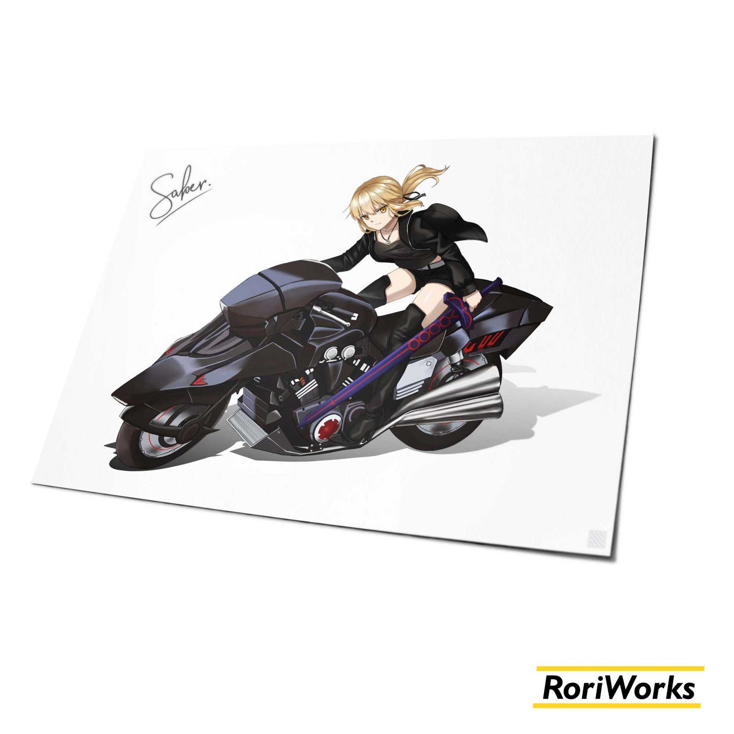 Poster - Artoria Pendragon Alter (Night Rider)