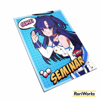 Poster - Yuuka Hayase (Idol) Retro Pop Art