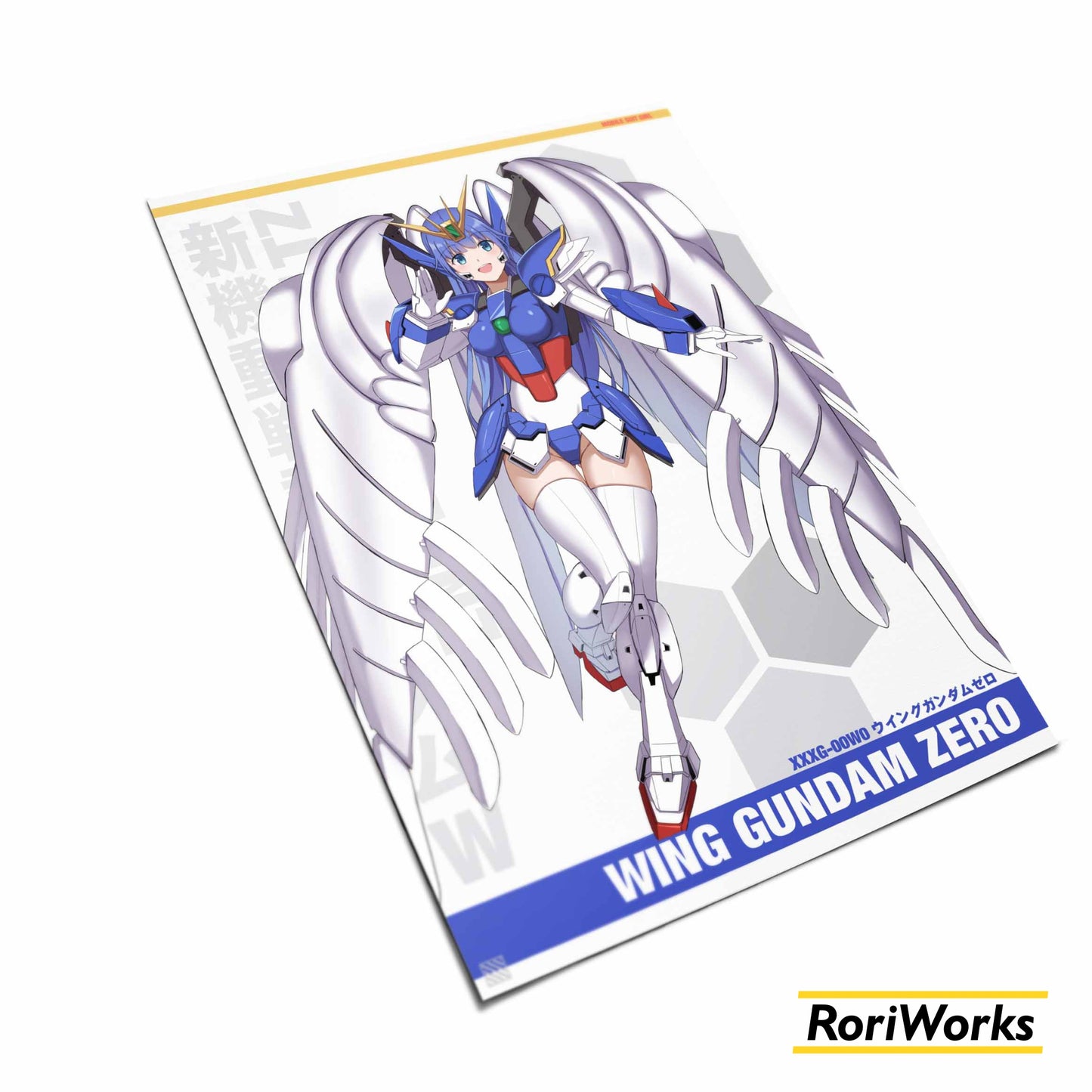 Poster - Wing Gundam Zero EW Girl