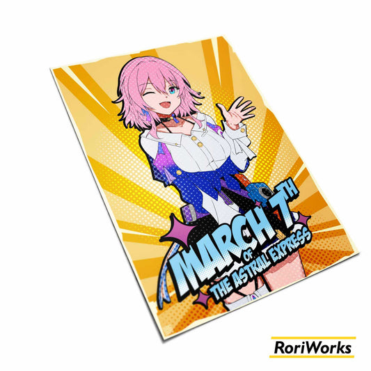 Poster - March 7th (Retro Pop Art)