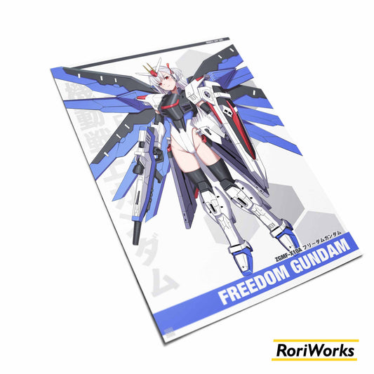 Poster - Freedom Gundam Girl