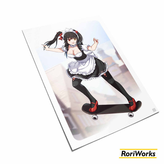 Poster - Kurumi Tokisaki (Maid on Skate)