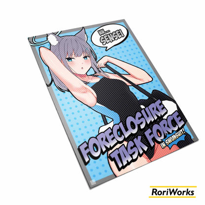 Poster - Shiroko Sunaookami (Swimsuit) Retro Pop Art